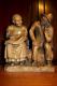 19th 13 Wood Hand Carved Carving Man Woman Old Couple Statue Figure Sculpture