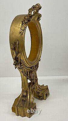 Pair Antique Carved Gilt Wood Frames French 28cm 19th century