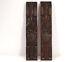 Pair Woodwork Panels High Time Wood Carved Foliage Xvii Century