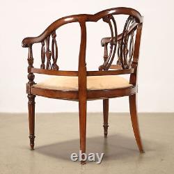 Pair of Ancient Armchairs Neoclassical Style Early'900 Carved Wood