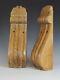 Pair Of Large Architectural Wooden Carved Corbels