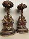 Sale! Exceptional Pair Of Large Venetian Blackamoor Table Lamps Carved In Wood