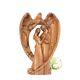 Statue Of A Couple Under Angel Wings. Perfect For A Weddings Or Anniversary Gift