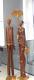 Grande Taille 32 Paire Vintage De Sculptures En Bois Sculpté D'hommes Et De Femmes Africains