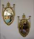 Miroir Antique / Paire De Miroirs Muraux En Bois Doré Sculpté Du Début Du 20ème Siècle