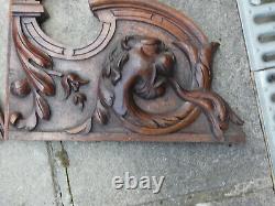 PLAQUES en bois sculpté antique de dragon
